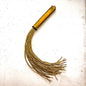 Mini/Spaghetti/Oro. 43cm/17" Goldflogger mit 42 Strängen