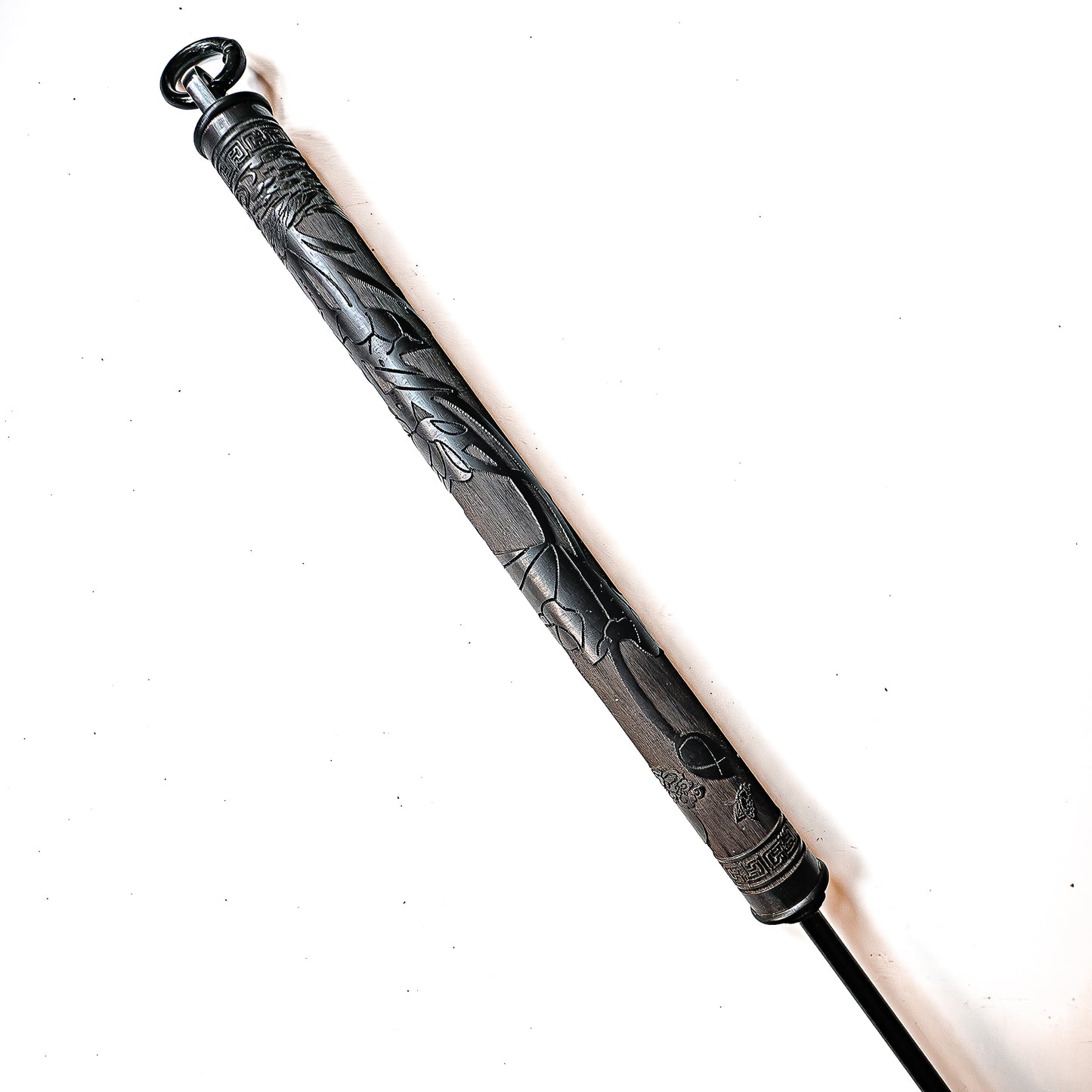 Lotus. 59cm/23" asiatische Carbon-Gerte mit Lotusmotiv.