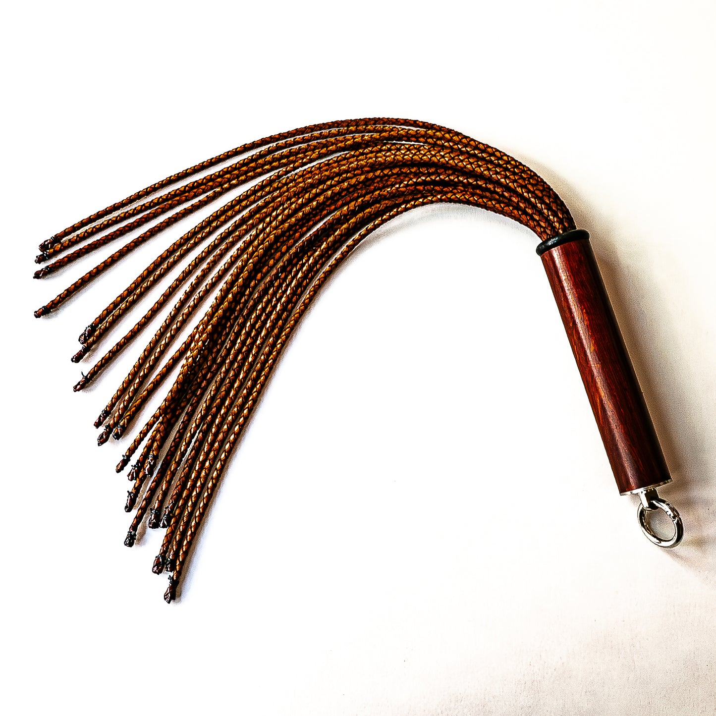 Mini/Brunello. 43cm/17" Flogger mit 20 Strängen