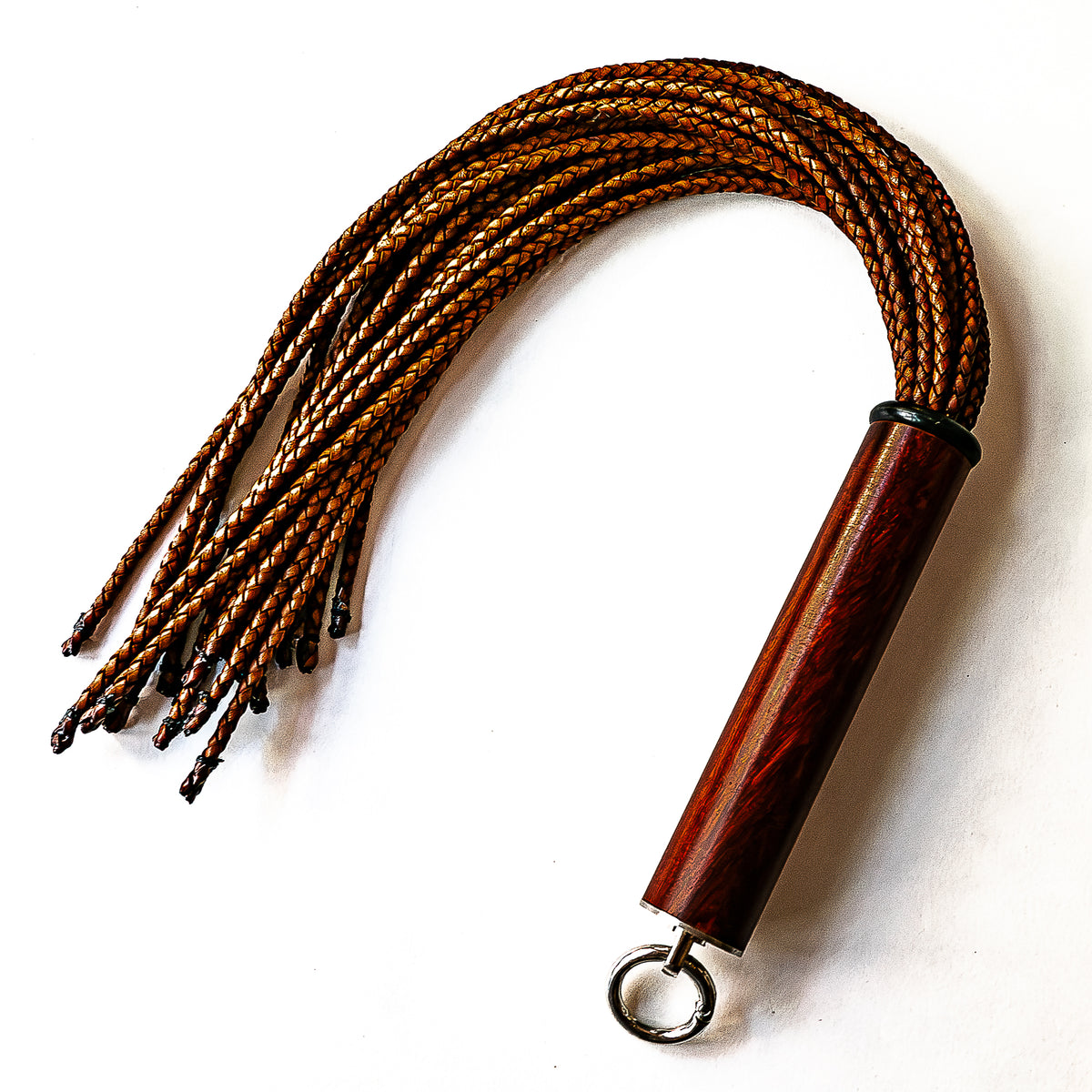 Mini/Brunello. 43cm/17" Flogger mit 20 Strängen